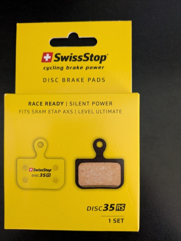 SwissStop Disc 35 RS Brake Pads, SRAM Wrap AXS/ Level Ultimate, New