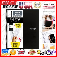 Spiral Notebook  Study App, 1 Subject, Graph Ruled Paper, 8-1/2" x 11", 100 ...