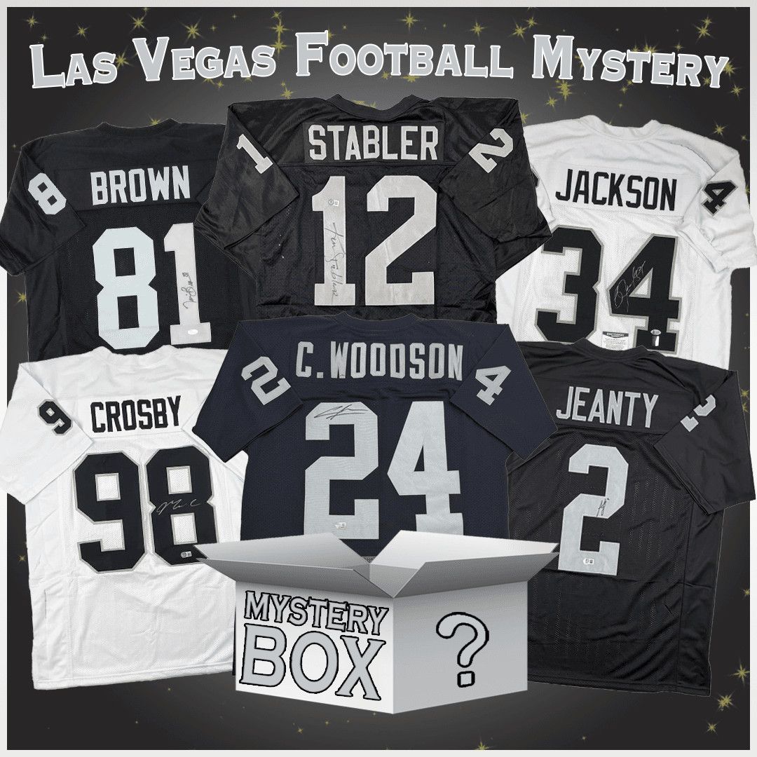 Autographed/Signed Oakland Las Vegas Jersey Mystery Box PSA JSA BAS COA