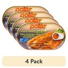 (4 pack) Polar Smoked Peppered Herring Fillets in Natural Juice, 7.05 oz