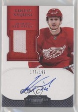 2011-12 Panini Dominion Rookie 177/199 Gustav Nyquist #145 Patch Auto fh9