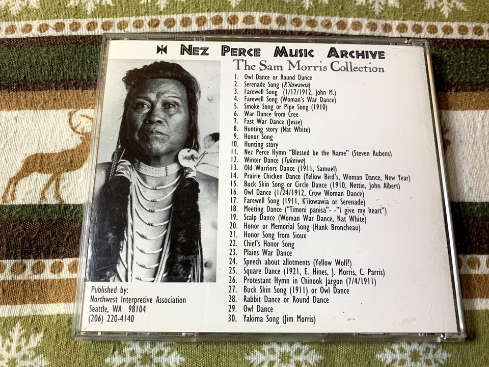 Rare CD ~ Nez Perce Music Archive: The Sam Morris Collection Vol 1  early 1910's - Image 2 of 3