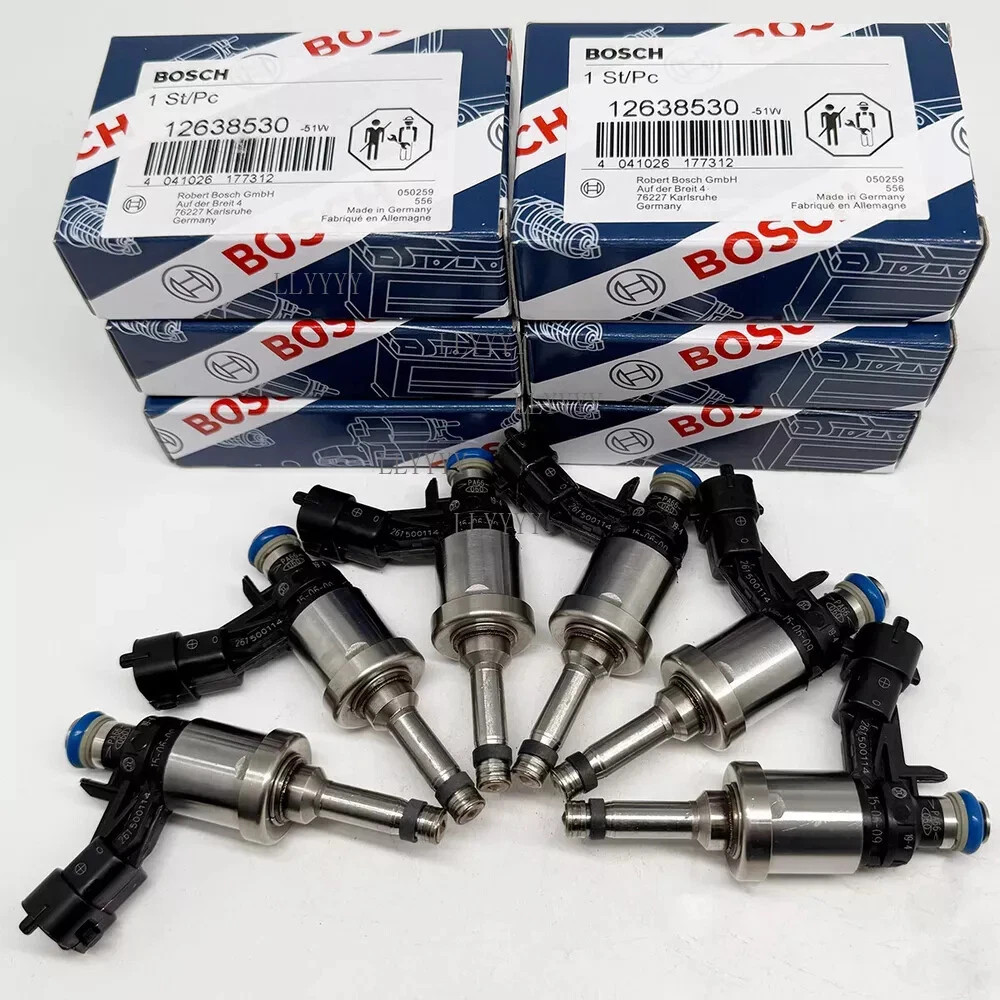 6PCS OEM NEW FUEL INJECTORS 12638530 CAMARO TRAVERSE GMC ACADIA CTS STS 3.6L V6