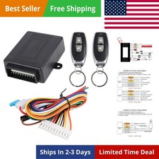Universal Car Remote Central Kit Door Lock Keyless Entry System - DC 12V Only