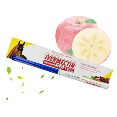 1/3 Packung Entwurmungsmittel für Pferde, Entwurmungsmittel mit Apfelgeschmack