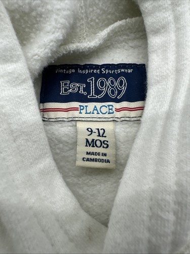 Place Alaska Moose Academy Hoodie Youth Boy 9-12M Graphic Print ..#31605 - Picture 2 of 7