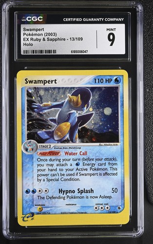 Swampert graded CGC 9 for sale on eBay