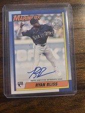 2025 Topps Series 2 - 1990 Topps Baseball Autographs Ryan Bliss #90A-RB (AU, RC)