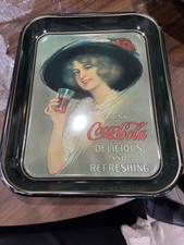 Vintage Coca Cola 1914 Serving Trays