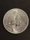 1982 ENGELHARD AMERICAN PROSPECTOR 1 OZ .999 FINE SILVER VINTAGE ROUND COIN