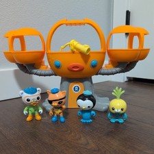 Octonauts Above and Beyond Octopod w/4 Figures Capt Barnacles Peso Kwazii Tunip