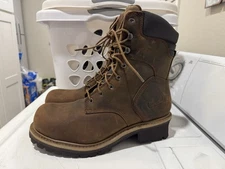 Chippewa Hador 8" Steel Toe Leather Logger Work Boots Thinsulate Men’s Size 12M