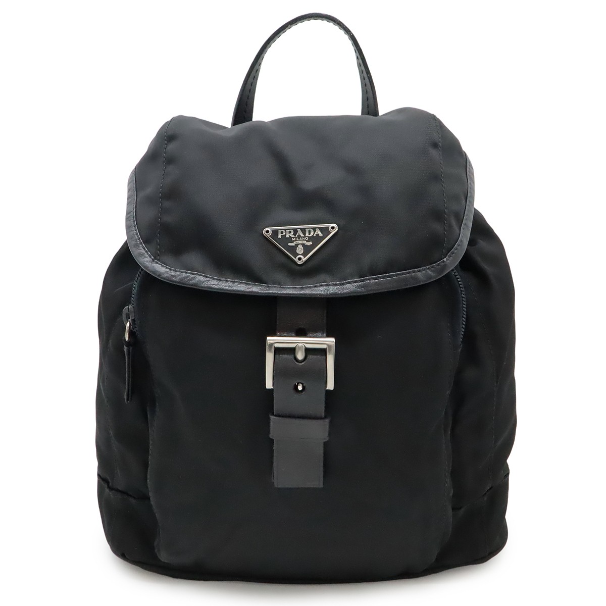 PRADA Triangle Logo Backpack Rucksack Mini Backpa… - image 1