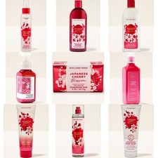 Bath  Body Works Japanese Cherry Blossom Body Mist Cream Lotion Wash Spray Set