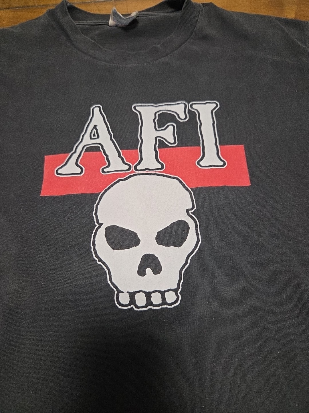 VTG 2001 AFI East Bay Hardcore T-Shirt Medium Hanes Cinder Block Double Sided image 2