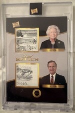 President George H.W. Bush & Barbara Bush 2024POTP 1900's Edition RELIC card 375