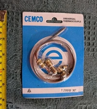 NOS CEMCO 30" Universal Thermocouple Replacement HVAC T200B 30 TU 30 New Sealed