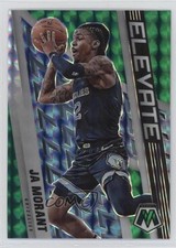 2021-22 Panini Mosaic Elevate Green Mosaic Prizm Ja Morant #1 0uh2