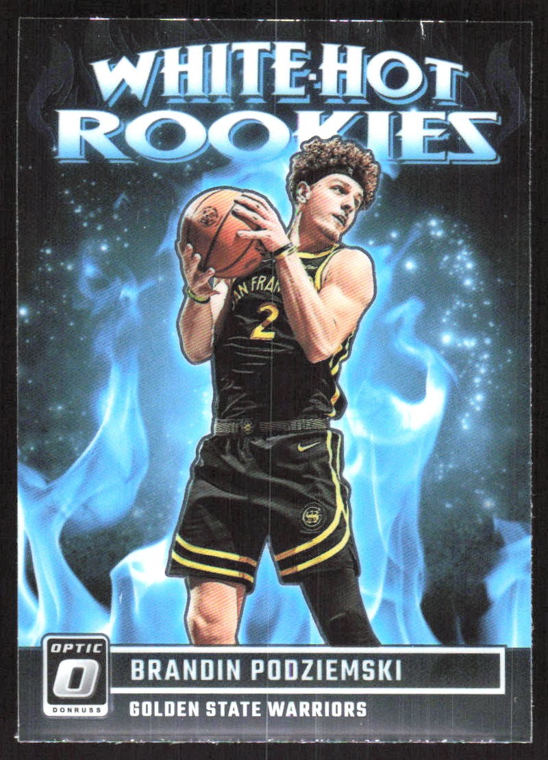 5162J 2023-24 Donruss Optic #14 Brandin Podziemski White Hot Rookies