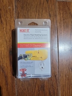 HEAT IT  ELECTRIC PIPE HEATING SYSTEM THERMOSTAT, CURRENT TAP