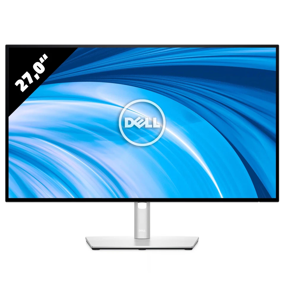 Dell U2722D 27 Zoll Monitor 2560x1440 WQHD IPS 5ms Schwarz Bildschirm
