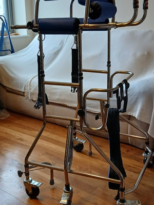 #ad #ad i have a stand up machine for is on wheels and helps u walk $130.00