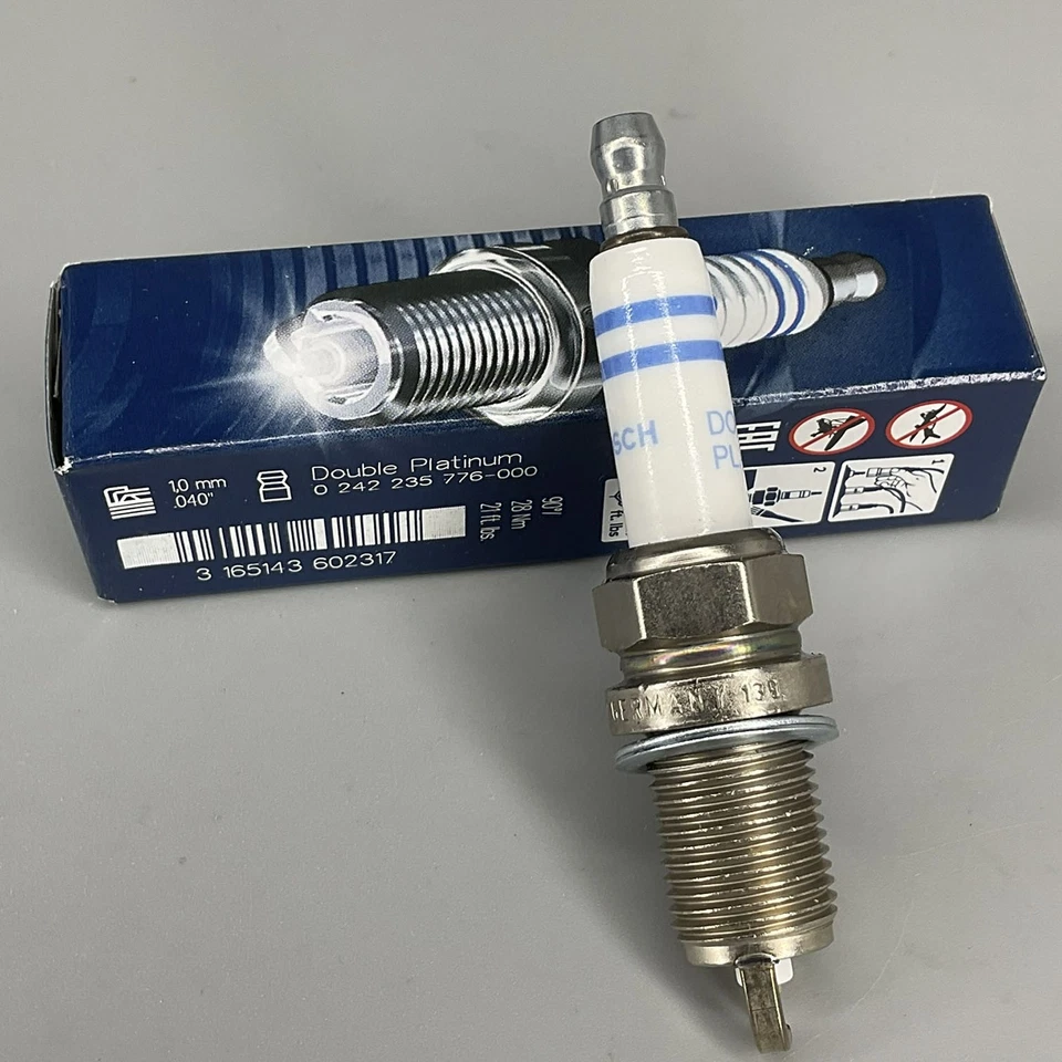 Vela de ignição BOSCH OE dupla platina 4 peças para Honda Element Honda Pilot Jeep - Imagem 2 de 4