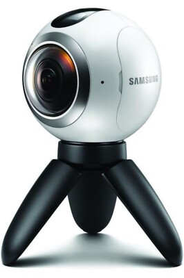 Samsung Gear 360 Degree Cam Spherical Camera SM-C200 New For Galaxy S6, S7, Etc