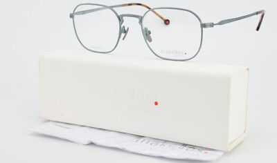 MAKELLOS Potsdam Glasses Frame ME1034 C3 Gatow 49-20 150 201 Blue Titanium Japan