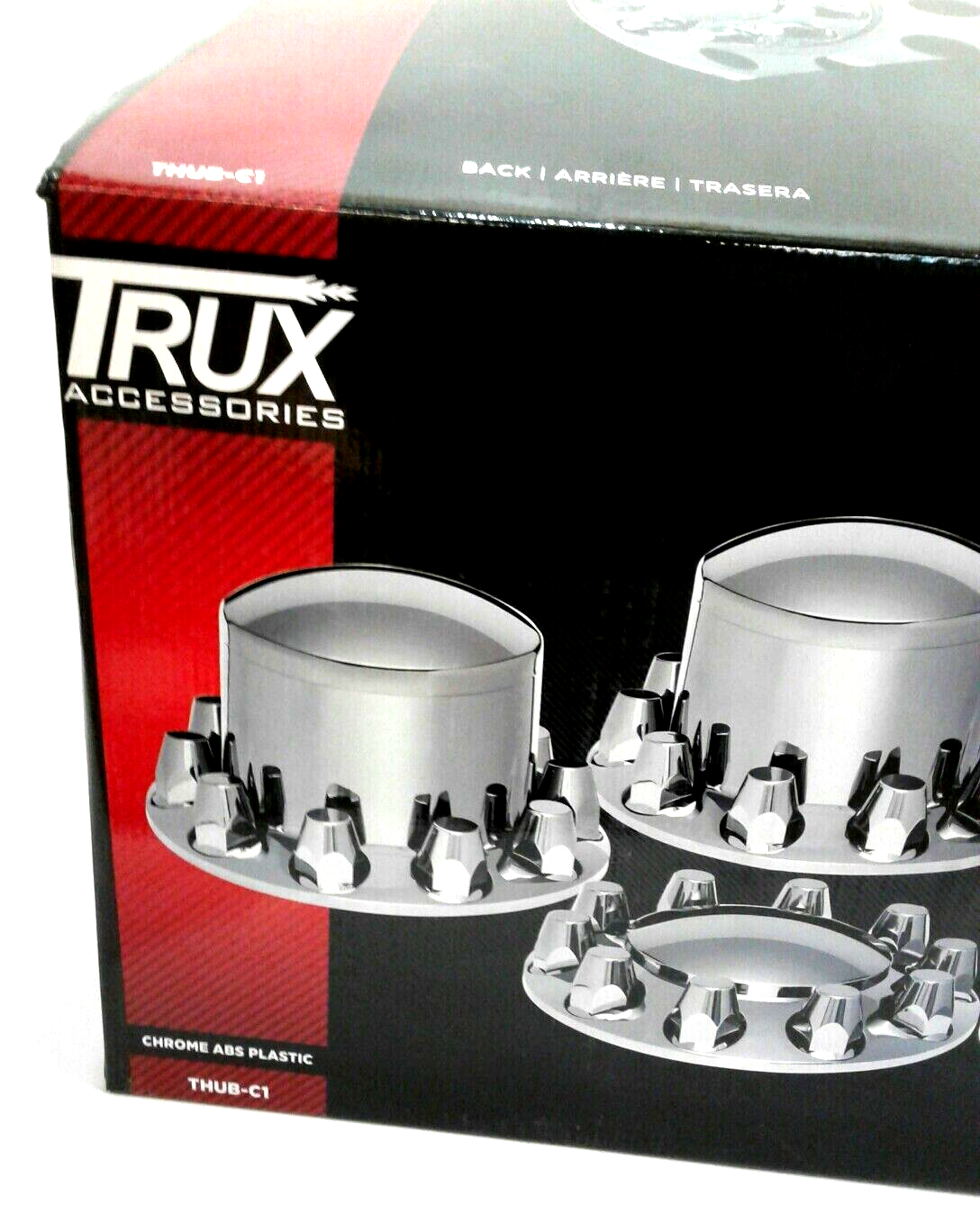 Trux THUBC1 Complete Axle Cover Kit All In One/Whole Truck Chrome ABS