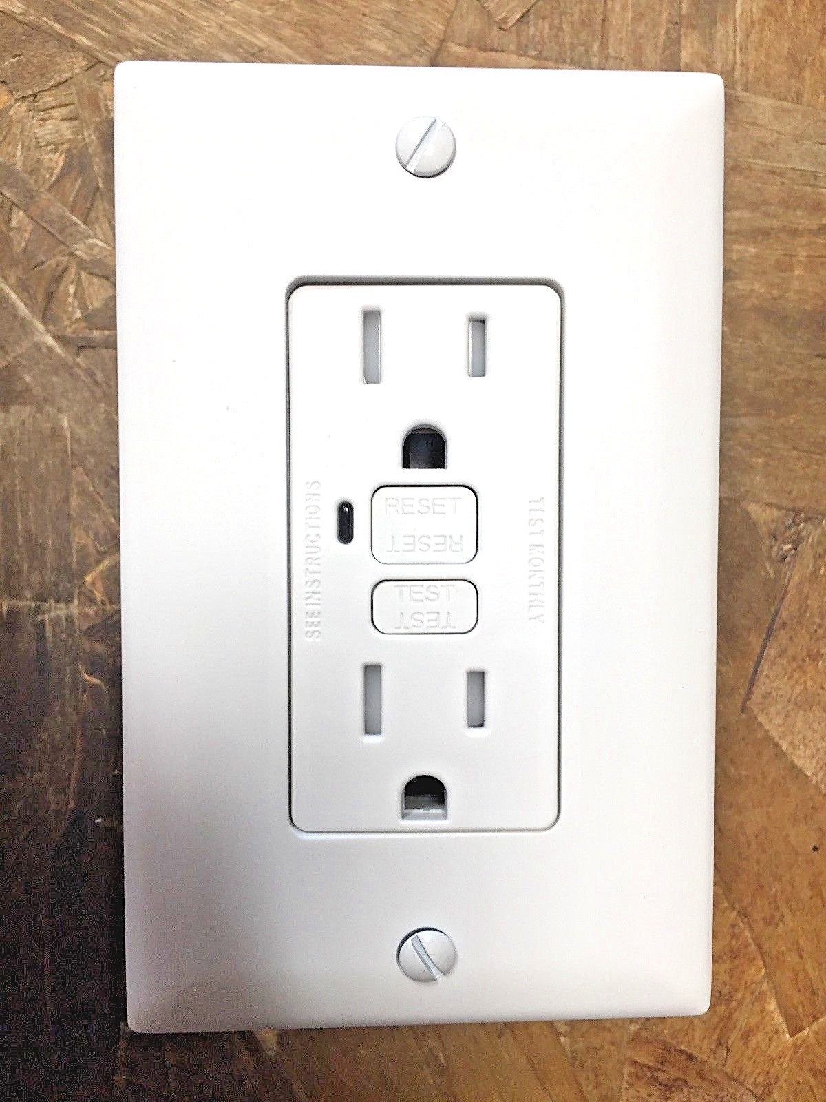 (K) Pass & Seymour Plug Tail GFCI Duplex Receptacle PT1595TRW 15A 125VAC eBay