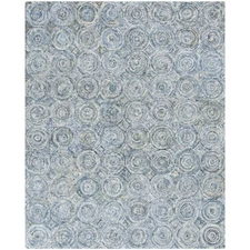 SAFAVIEH Nantucket Collection NAN214A Handmade Blue Rug