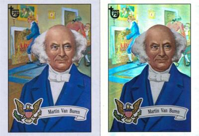 2013 Topps 75th Anniversary Rainbow Foil Card +BASE--U.S. Presidents #11