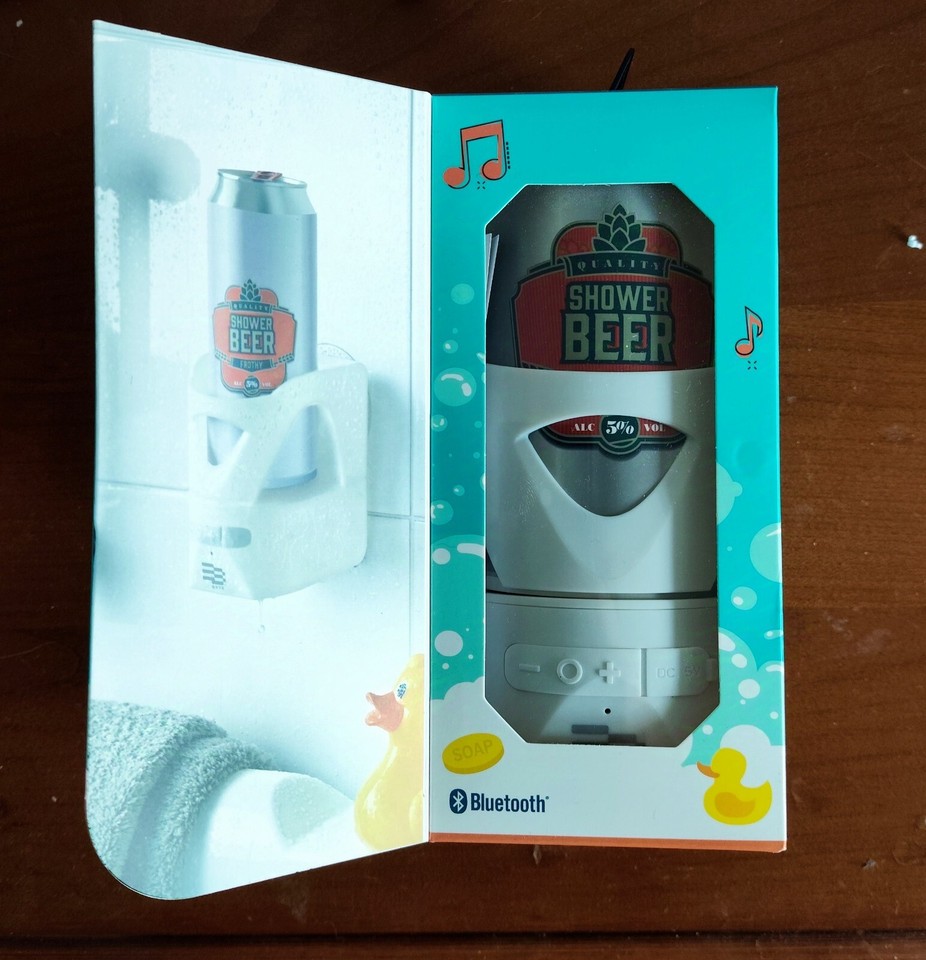 Bluetooth Shower Speaker & Beer Holder The Ultimate Christmas Gift eBay