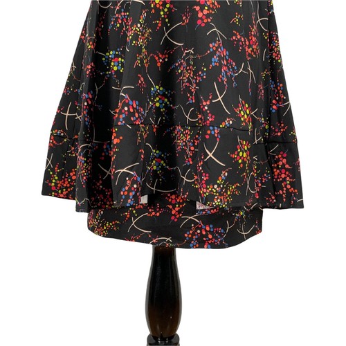 Charles Henry NWT Babydoll Empire Dress Black S Low Neckline Dark Cottage Fairy - Picture 5 of 10