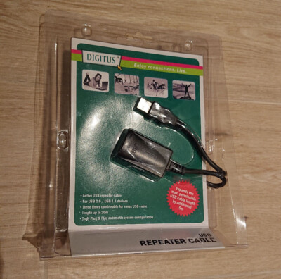 DIGITUS USB 1.1 / 2.0 Verstärker / Repeater Cable 5m max. 20m möglich