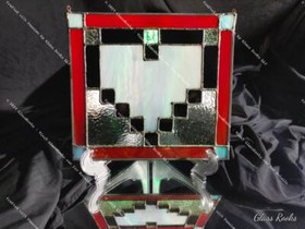 8bit Mana Heart, Retro RPG Gaming Heart 8bit Vitral NES SNES, Zelda, Link