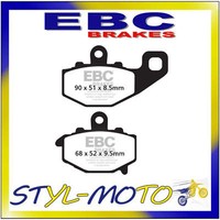 FA192 BeläGe Organisch Aramid Hinten EBC Kawasaki GPZ 1100 1995-1999
