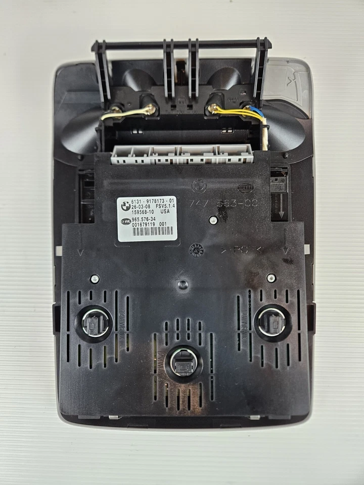 BMW X5 E70 2007-2013 2007-2013 LUZ DOMO DELANTERA LÁMPARA CON INTERRUPTOR TECHO CORREDIZO FABRICANTE DE EQUIPOS ORIGINALES* Foto 2 de 2