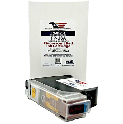 FP PMIC10 Red Fluorescent Ink Cartridge for the PostBase Mini Postage Meter