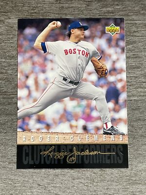 Roger Clemens 1993 Upper Deck Clutch Performers Red Sox #R7  *I235*