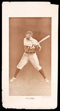 1910 M113 Baseball Magazine Premium #1 Insert Ty Cobb HOF Detroit Tigers