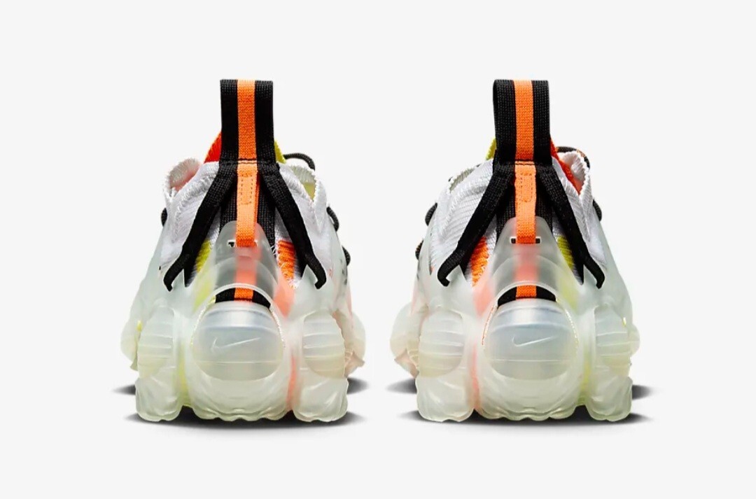 Nike ISPA Link Axis Shoes 'White Total Orange & Sonic Yellow' (FZ3507-100) image 6