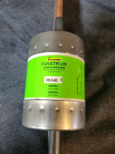 Bussmann FRS-R-400 Fuse 400A, 600V Energy Efficient Time Delay Current ...