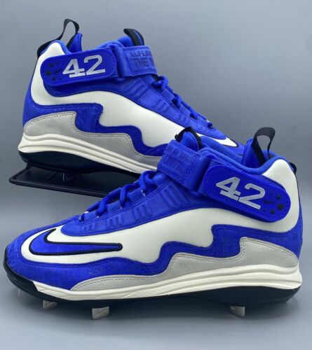 Nike Air Griffey 1 Jackie Robinson Baseball Cleats Mens Size 7 | DC9980-100 - Picture 1 of 6