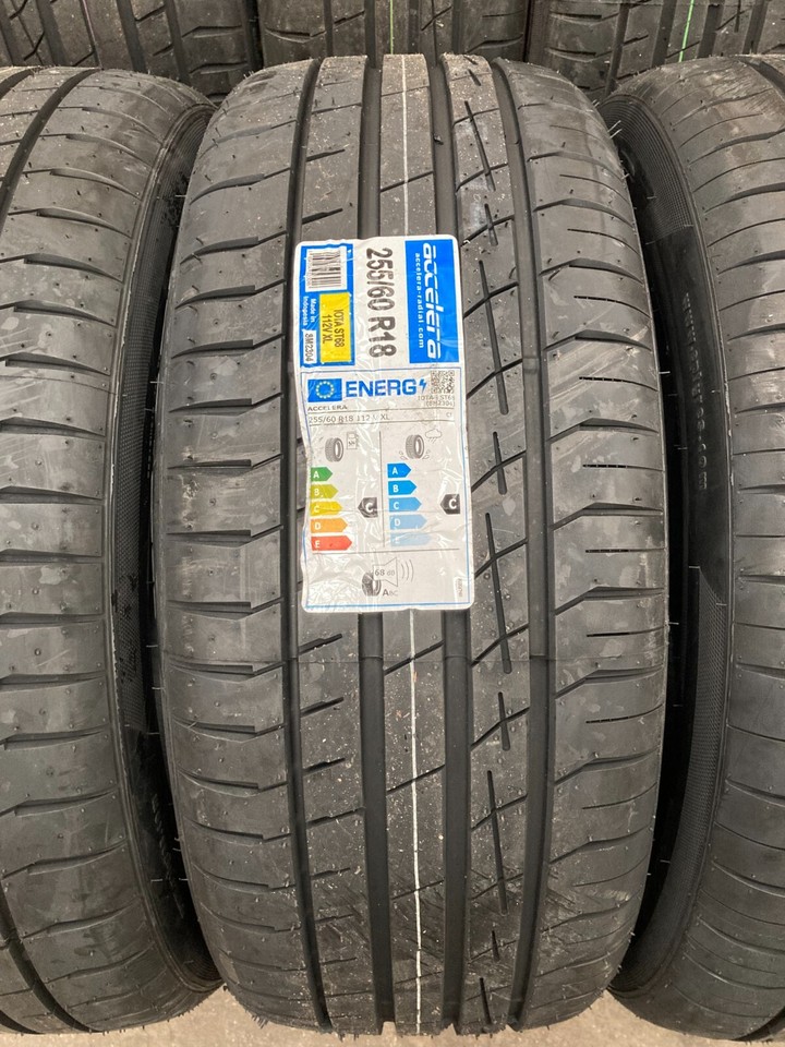 4 x 255/60R18 112V XL ACCELERA 4X4 SUV 255 60 18 EXTRA LOAD TYRES 255 ...
