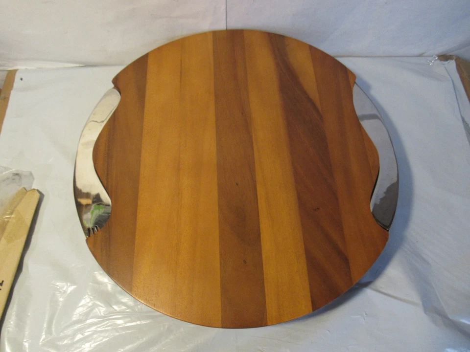 Nambe Acacia 奶酪板块带不锈钢刀和摊铺机 Y81M — 第 4/4 张图片