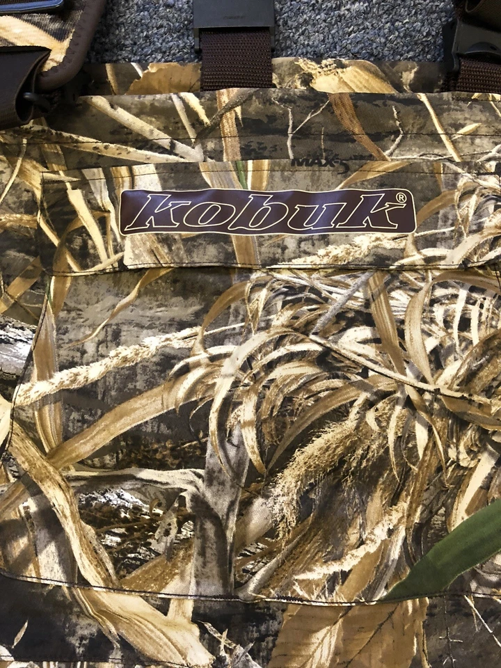 Kobuk Premium Hybrid Realtree Max-5 Camo Hunting Wader Lug Boot Size 13 Reg 600G - Image 4 of 4