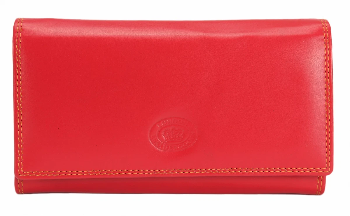Ladies large leather purse online