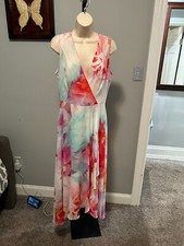 CALVIN KLEIN V FRONT AND BACK NECKLINE SLIP DRESS 10 NWT 118 GORGEOUS